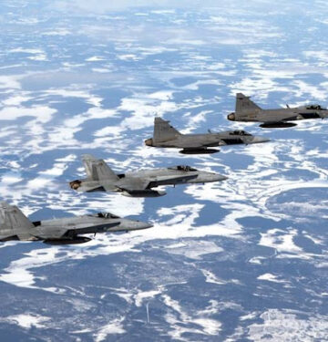 Finnish Hornets and Swedish Gripens