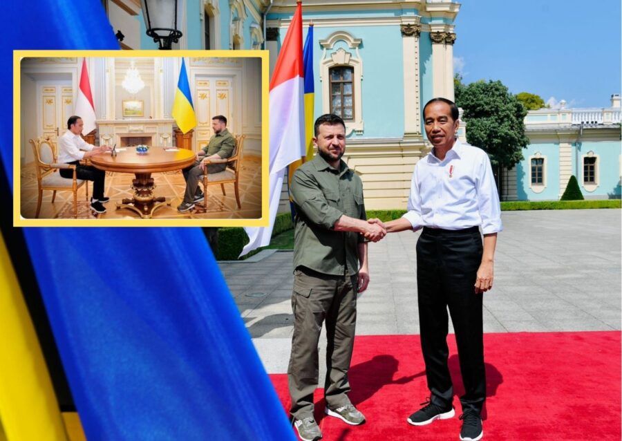 Jokowi Disambut Zelensky