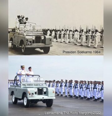 Kasal Periksa Pasukan pakai Land Rover