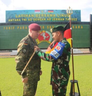 Latihan TNI AD dan AD Jerman