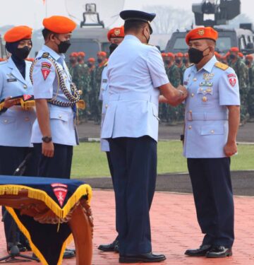 Marsma TNI Taspin Hasan dilantik menjadi Komandan Kopasgat yang baru