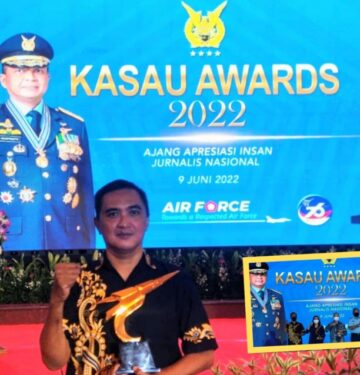 Rangga Baswara Sawiyya meraih Juara 1 Kasau Awards 2022 Kategori Artikel Isu Strategis
