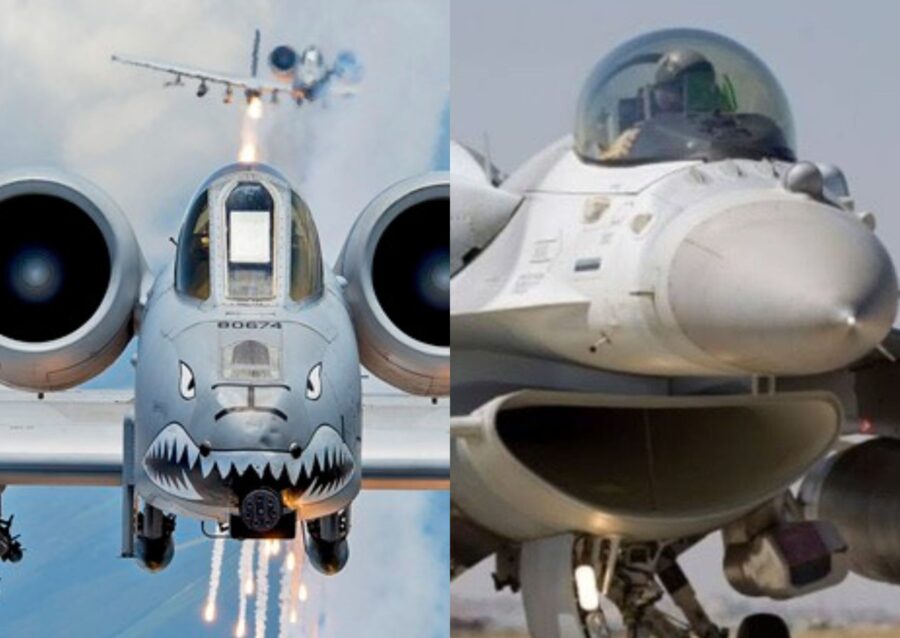 A-10 dan F-16