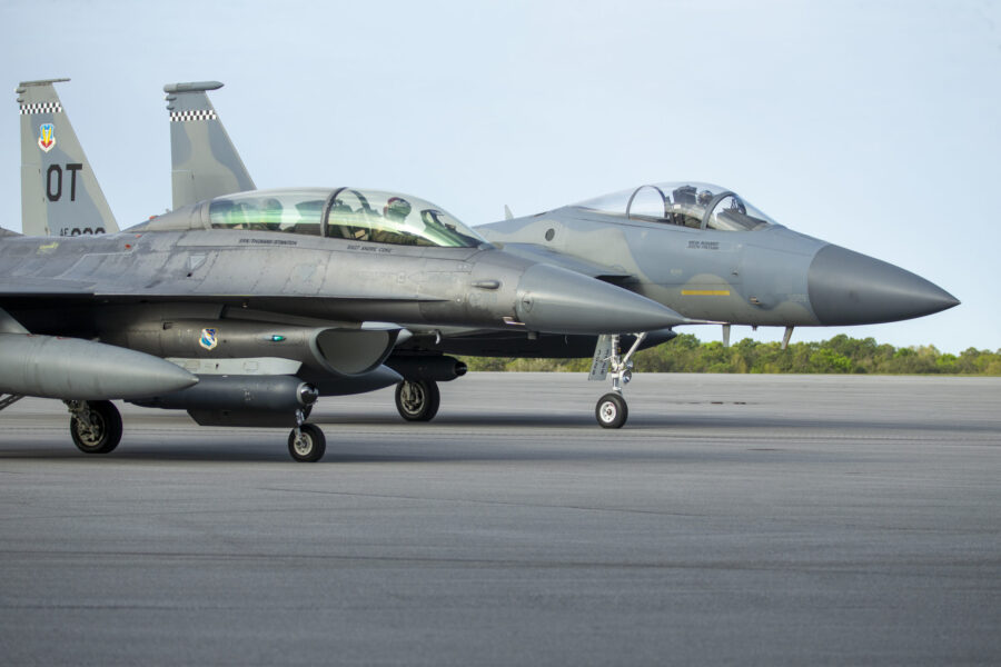IRST Flight Test - F-16 and F-15