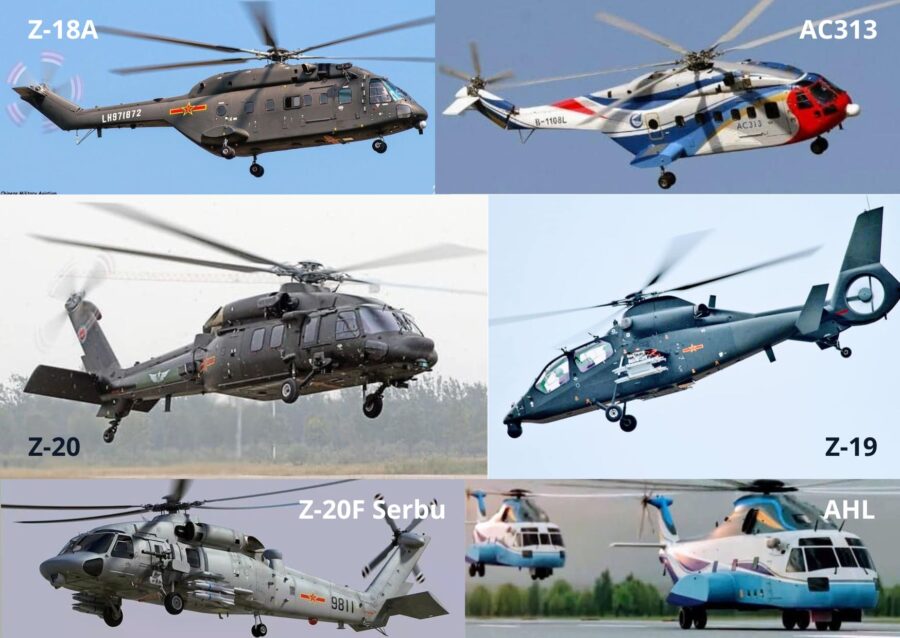 Helokopter Modern Buatan China Z-18A hingga AHL