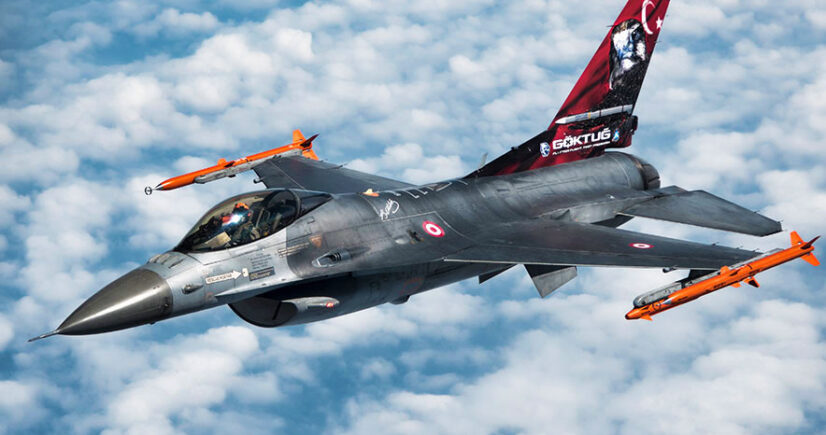 Proyek GÖKTUĞ - F-16 Turki membawa rudal Gökdoğan