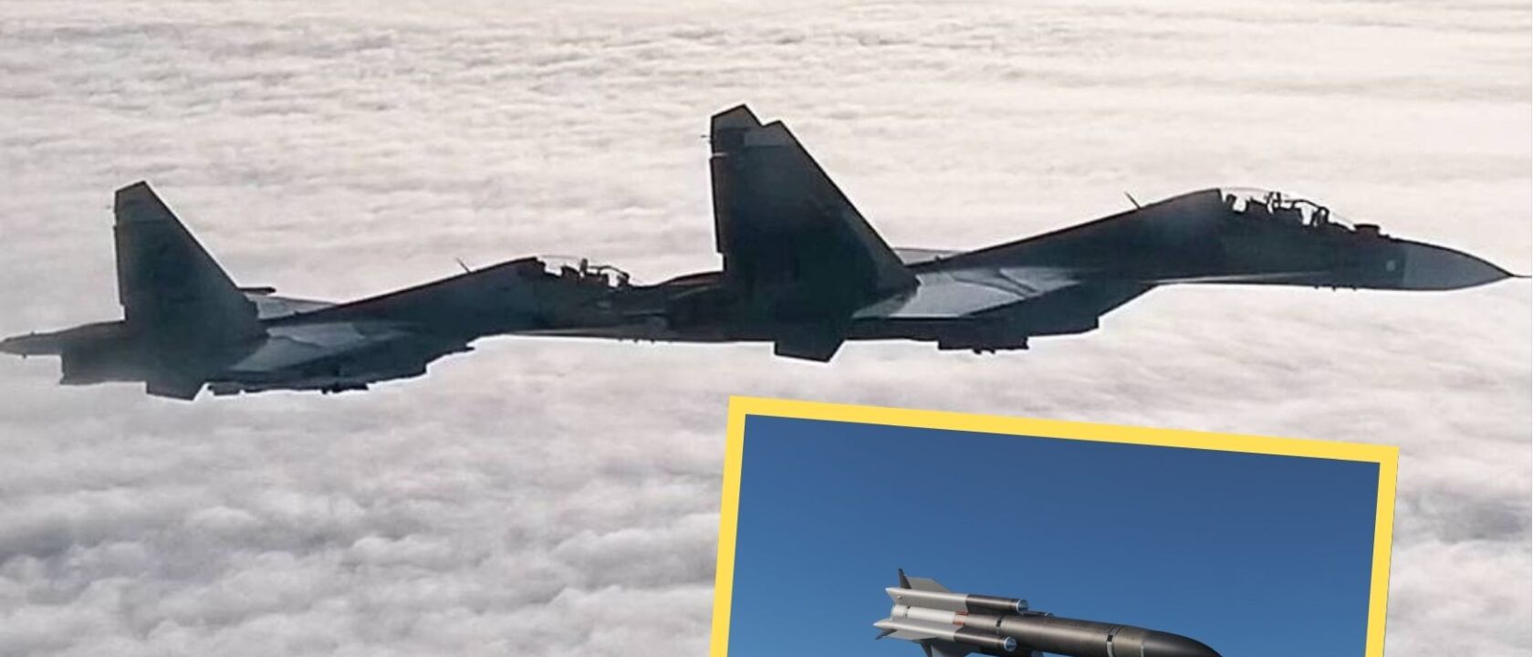 Su-30SMs and Kh-31 missile