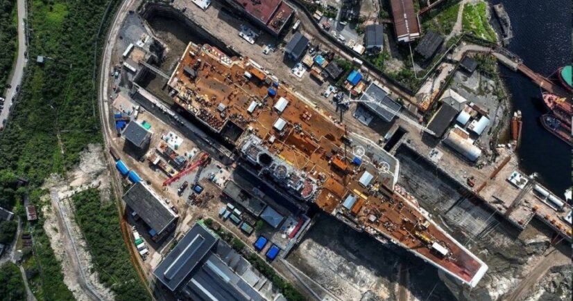 Admiral Kuznetsov aircraft carrier