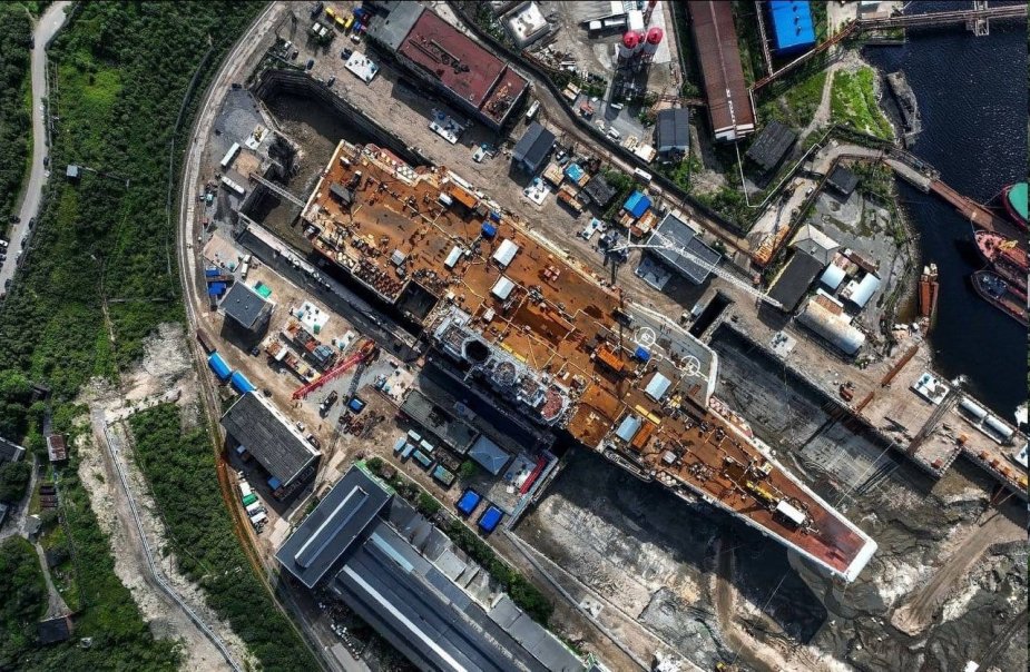 Admiral Kuznetsov aircraft carrier