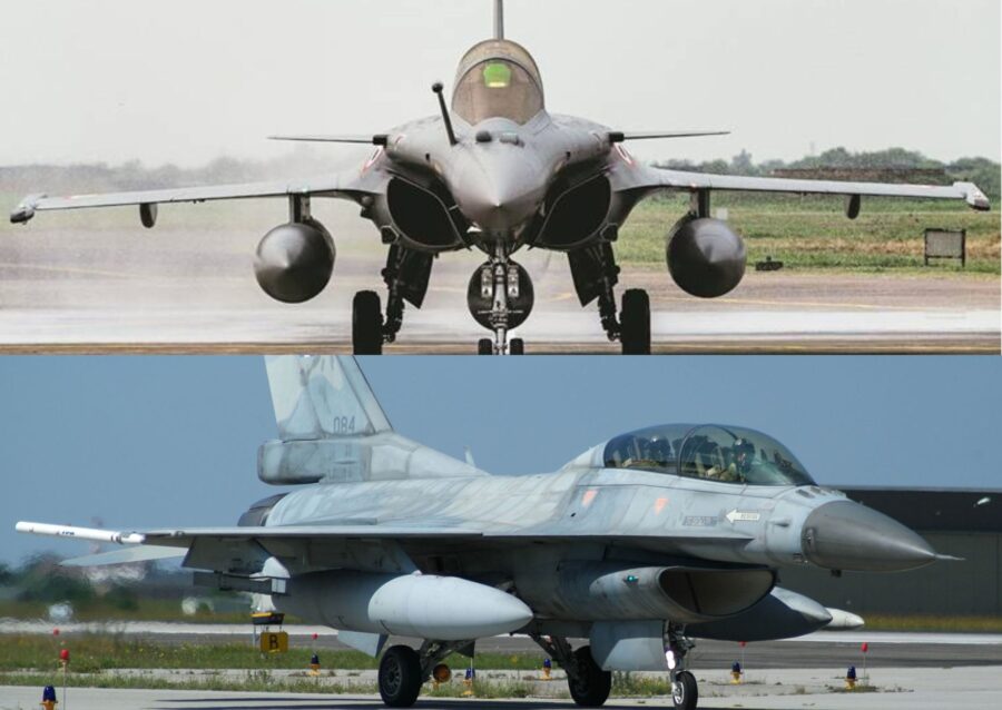 IAF Rafale and HAF F-16