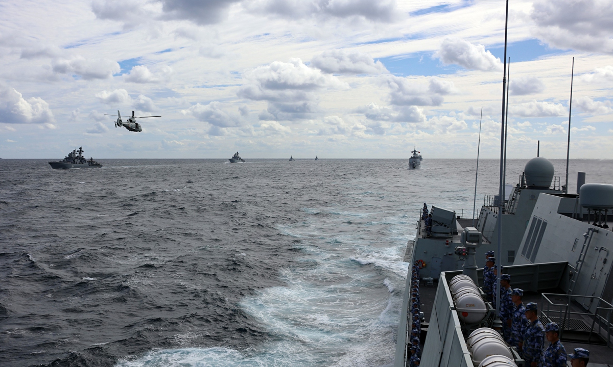 Pasukan Angkatan Laut China sedang berlatih di Laut China Timur pada 2021_Global Times_Airspace Review