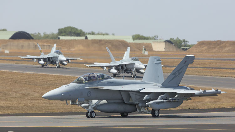 RAAF EA-18G Growler dalam Exercise Pitch Black 2018