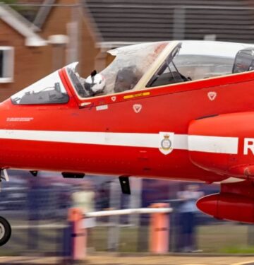 Red Arrows BAE Hawk_Wales News Service_ Airspace Review