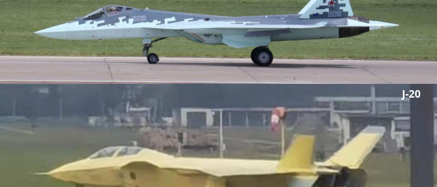Su-57 and J-20