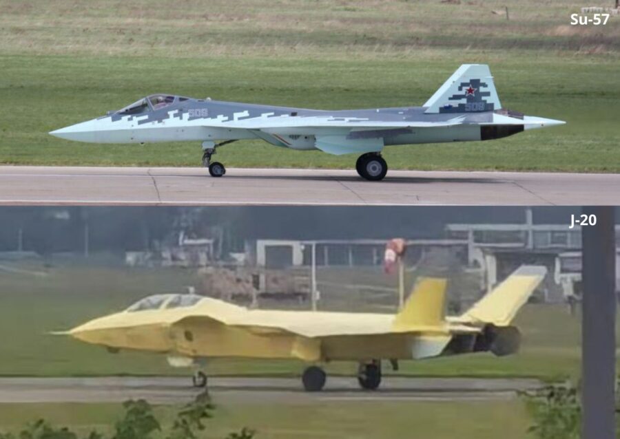Su-57 and J-20
