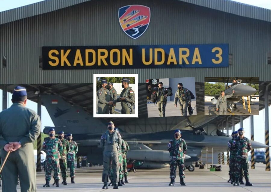 TNI AU Berangkatkan 6 F-16 ke Pitch Black 2022