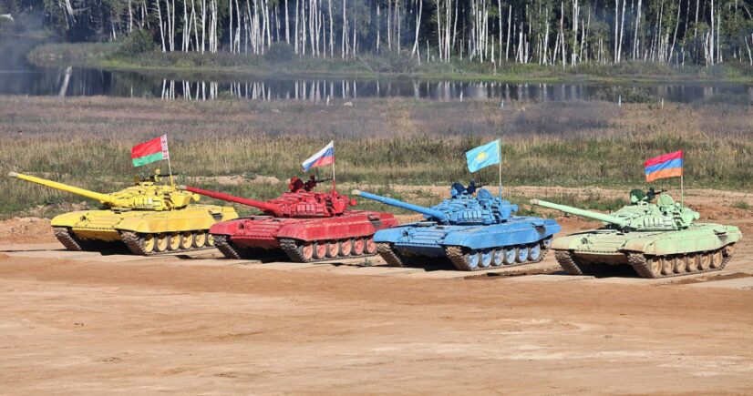 Rusia gelar Tank Biathlon di Alabino dekat Moskow pada 13-17 Agustus