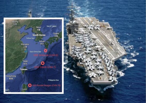USS Ronald Reagan amankan kunjungan Pelosi ke Taiwan
