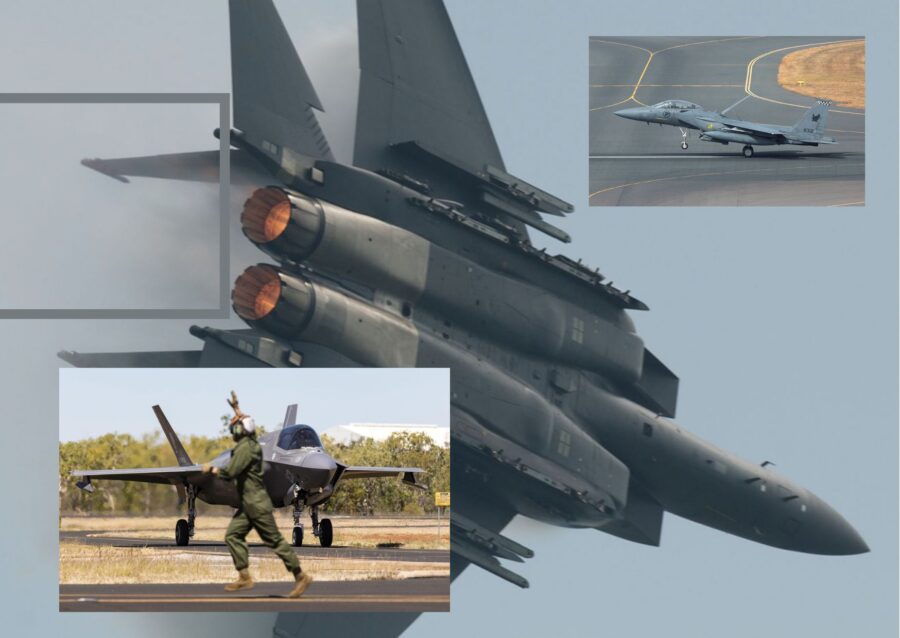 F-15SG dan F-35A_RSAF_RAAF_ Airspace Review (2)