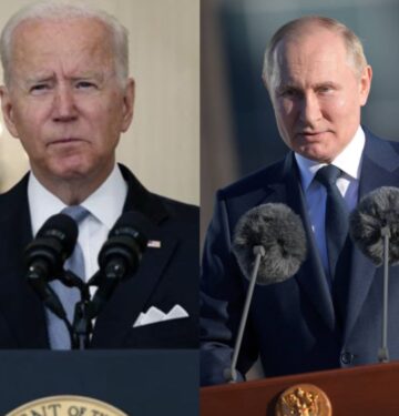 Joe Biden and Vladimir Putin