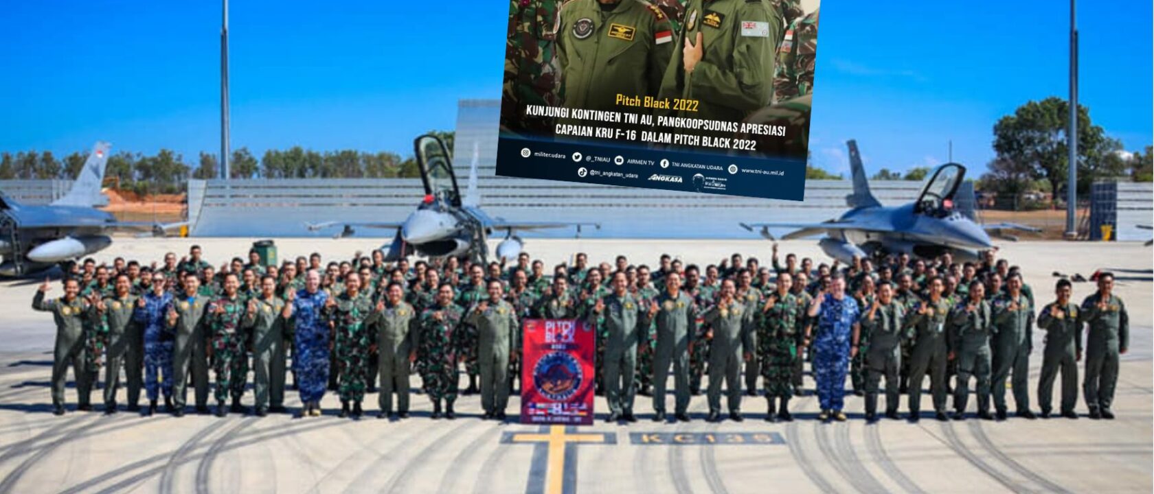 Pangkoopsudnas tinjau Pitch Black 2022 di Australia