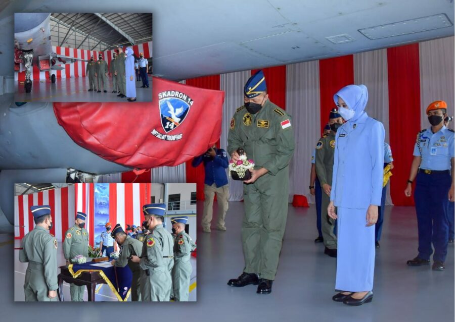 Peresmian F-16CD di Skadron Udara 14