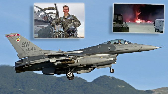 Pilot F-16 meninggal akibat payung kursi lontar tidak mengembang