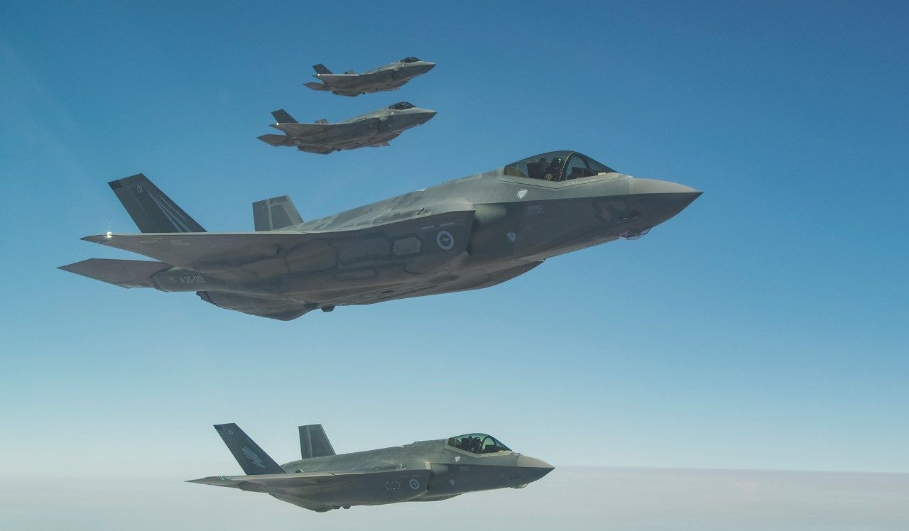 In Addition To Pitch Black, The Raaf's F-35S Are In Special Training With The F-22 Raptors