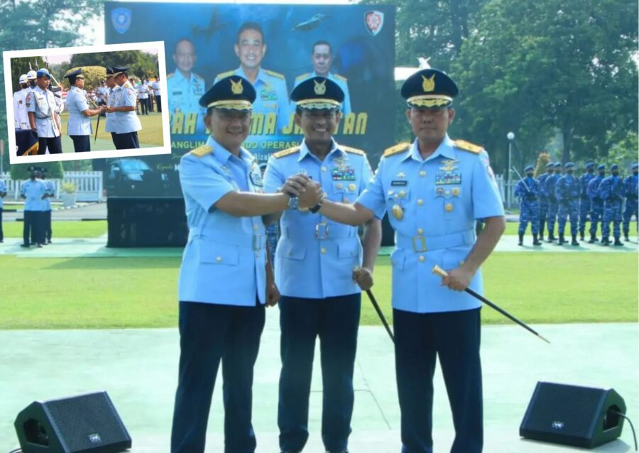 Serah terima jabatan Pangkoopsud I