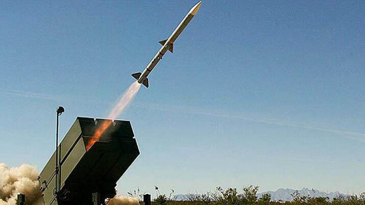 AMRAAM missile on NASAMS