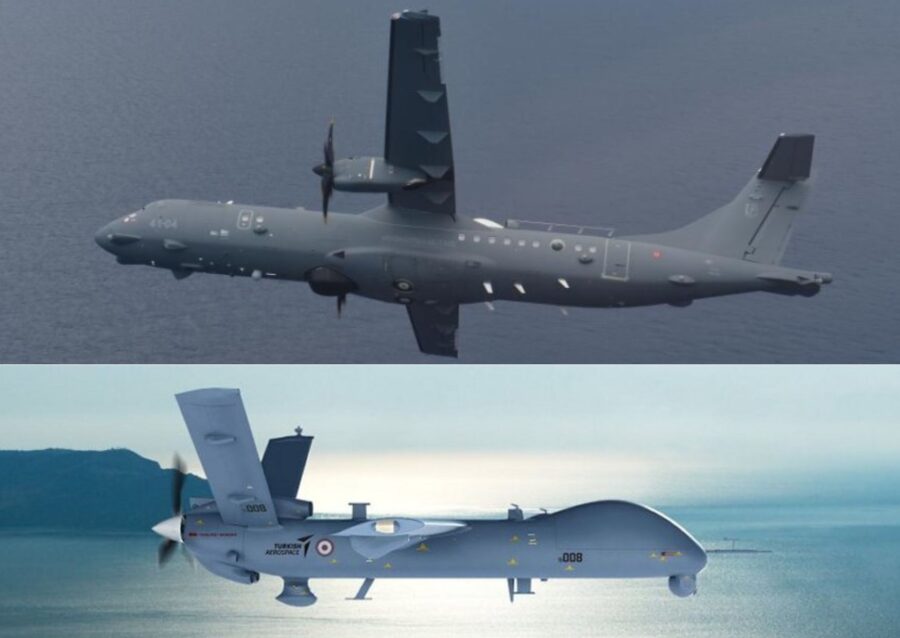 ATR 72MP and Anka MALE drone