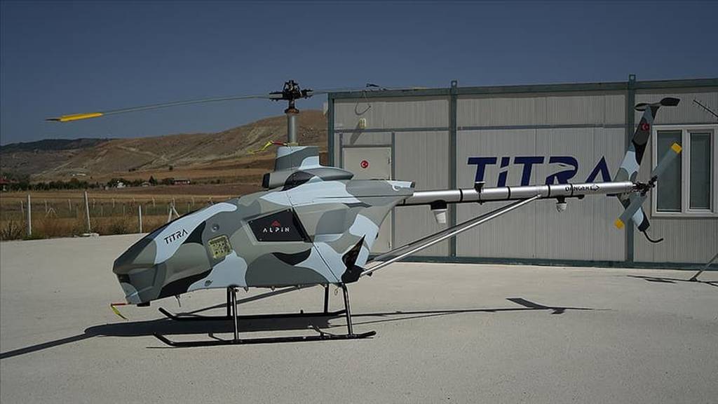 Alpin helikopter tak berawak produksi Tirta Turki