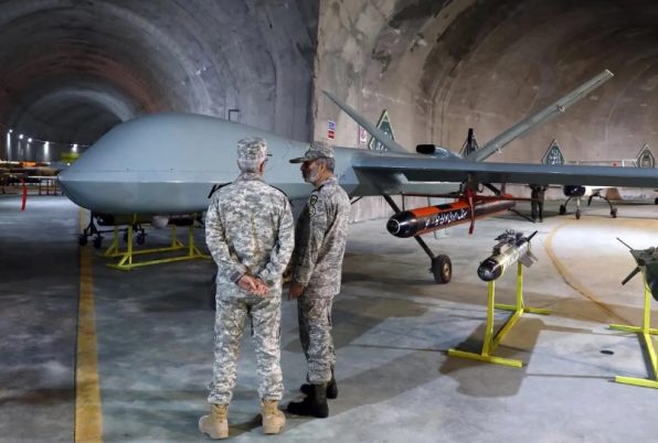 Drone Iran di ruang bawah tanah