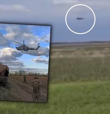 Helikopter dan jet tempur Rusia terbang sangat rendah di Ukraina