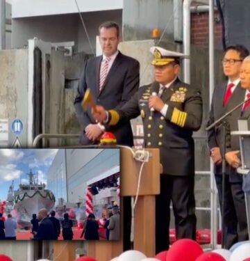 Kasal Resmikan KRI Pulau Fani