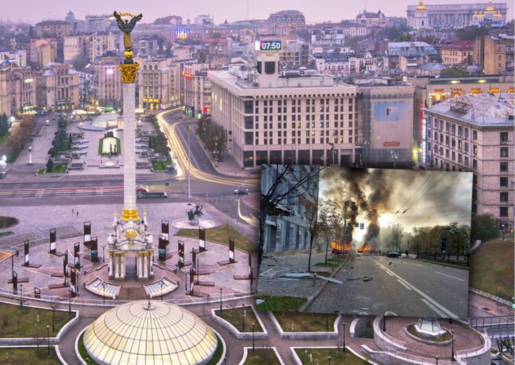 Kyiv mendapat serangan di pagi hari