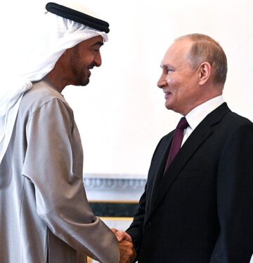 Meeting with President of the UAE Mohammed bin Zayed Al Nahyan