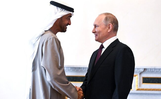 Meeting with President of the UAE Mohammed bin Zayed Al Nahyan