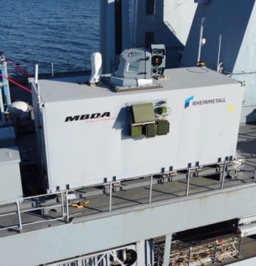 Senjata Laser Energi Tinggi (HEL) buatan MBDA dan Rheinmetall