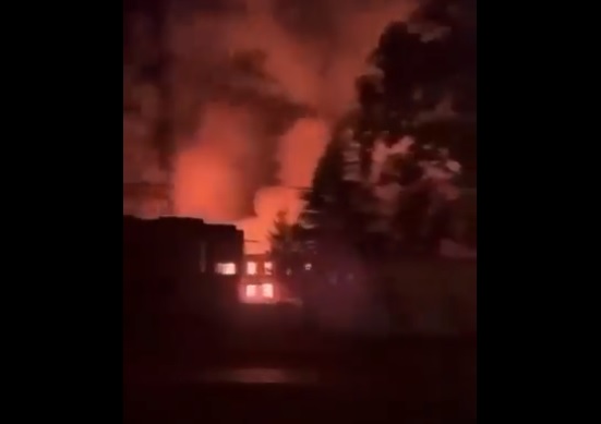 Serangan drone kamikaze Rusia ke wilayah kyiv Ukraina