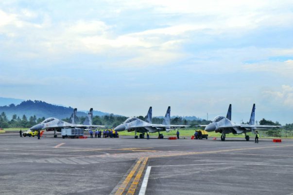 Su-30MK2 Skadron Udara 11 di Lanud Sam Ratulangi Manado