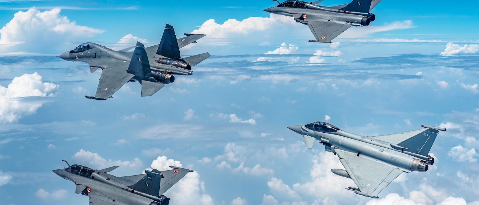 Su-30MKI - Rafale - RAF Typhoon_