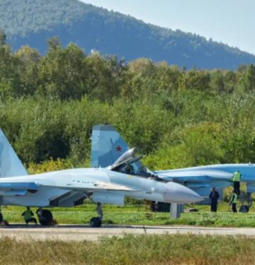 Su-35S Skadron Agresos Rusia