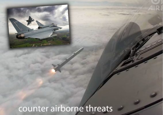 Typhoon RAF luncurkan rudal ASRAAM