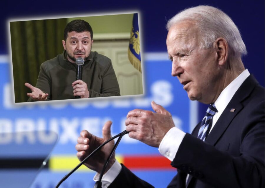Zelensky and Biden