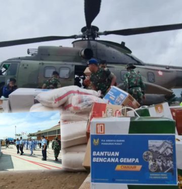 BANTUAN BENCANA GEMPA TNI AU - DISPENAU - AIRSPACE REVIEW