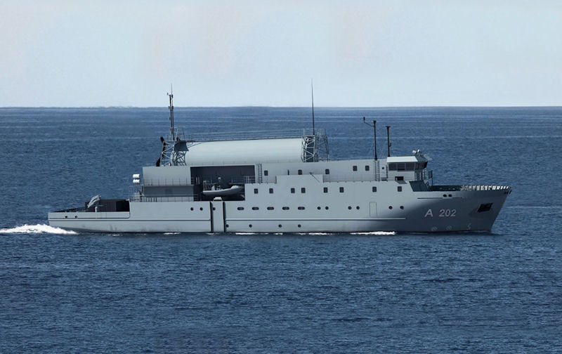 HSwMS Artemis A 202_ Swedish Navy_ Airspace Reveiw