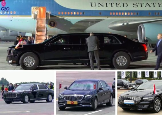 Kendaraan-kendaraan Pemimpin Dunia di KTT G-20_ airspace review