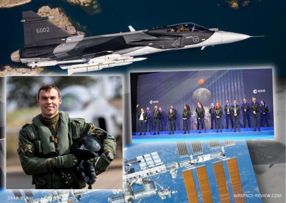 MARCUS WANDT PILOT UJI SAAB GRIPEN KANDIDAT ASTRONOT EROPA_ AIRSPACE REVIEW