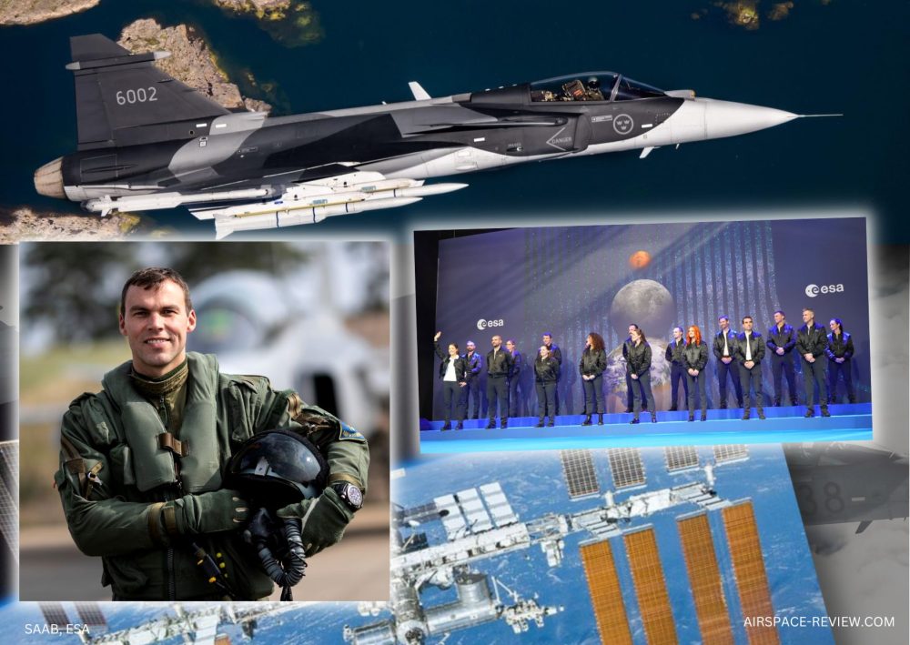 MARCUS WANDT PILOT UJI SAAB GRIPEN KANDIDAT ASTRONOT EROPA_ AIRSPACE REVIEW
